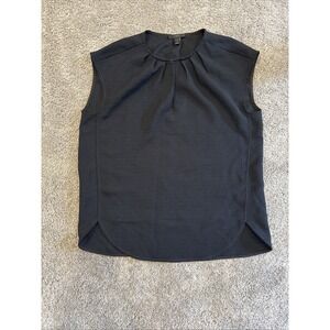 J.Crew Women's Black Sleeveless Blouse Top Size 6